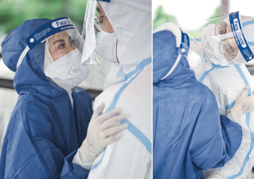冠病让我们走在一起 大马医护人员在隔离所相恋 穿上防护装备甜拍婚纱照 razzi 冠病让我们走在一起 大马医护人员在隔离所相恋 穿上防护装备甜拍婚纱照 razzi